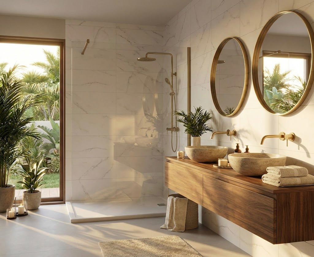 Azulejo Nova efecto mármol mate 30 × 90 cm — ARTENS (pared)