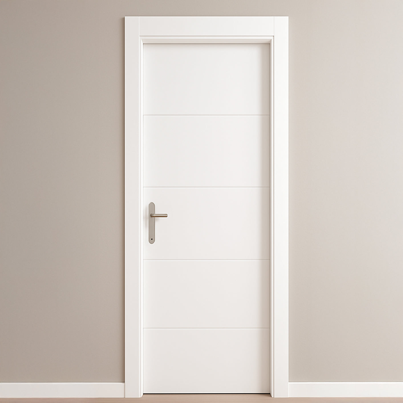 Puerta Interior Decosweet® Línea Blanca — Abatible Derecha 72,5 cm (Maciza, Lacada)