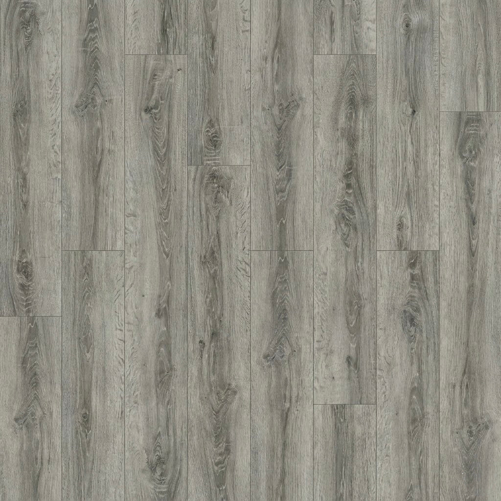 Suelo vinílico SPC clic Granada Extrem GR130 — efecto madera gris (1,54 m²/caja)