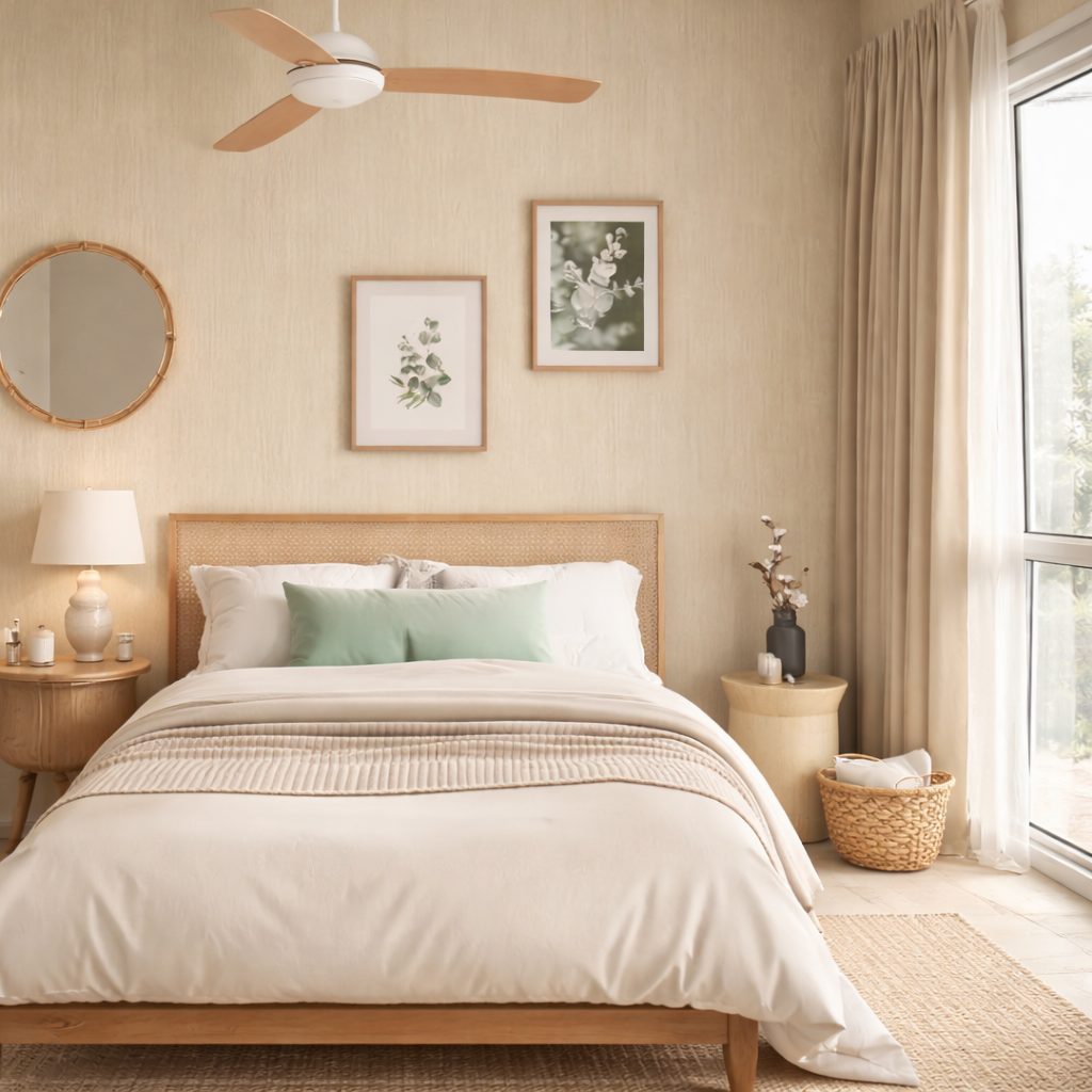 Papel pintado Lines Gustave beige — vinílico superlavable 10,05 × 0,53 m (Inspire)