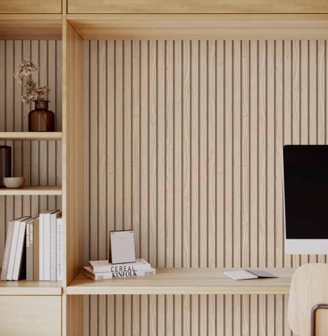 Papel pintado vinílico Keno Beige Inspire — 53 cm × 10,05 m