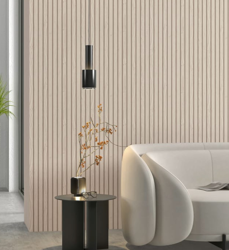 Papel pintado vinílico Keno Beige Inspire — 53 cm × 10,05 m