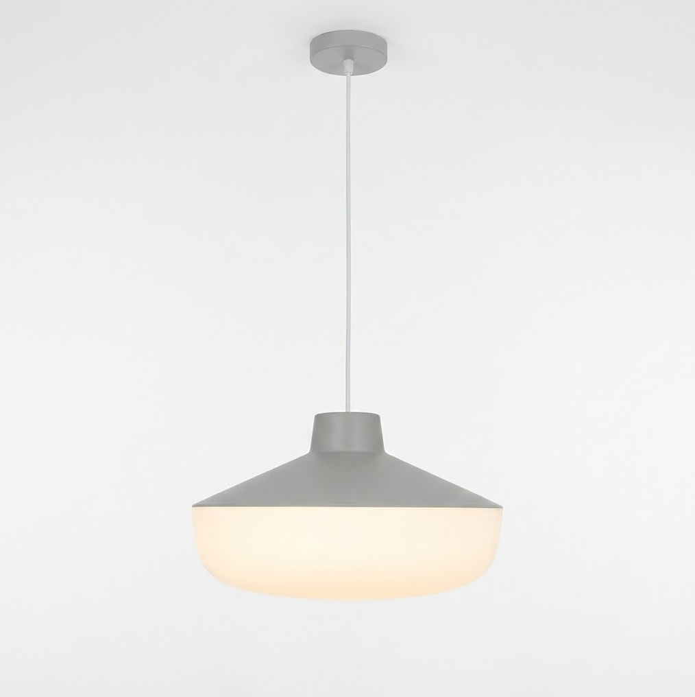 Lámpara de techo Tiga Inspire — blanca Ø38 cm (E27, orientable)
