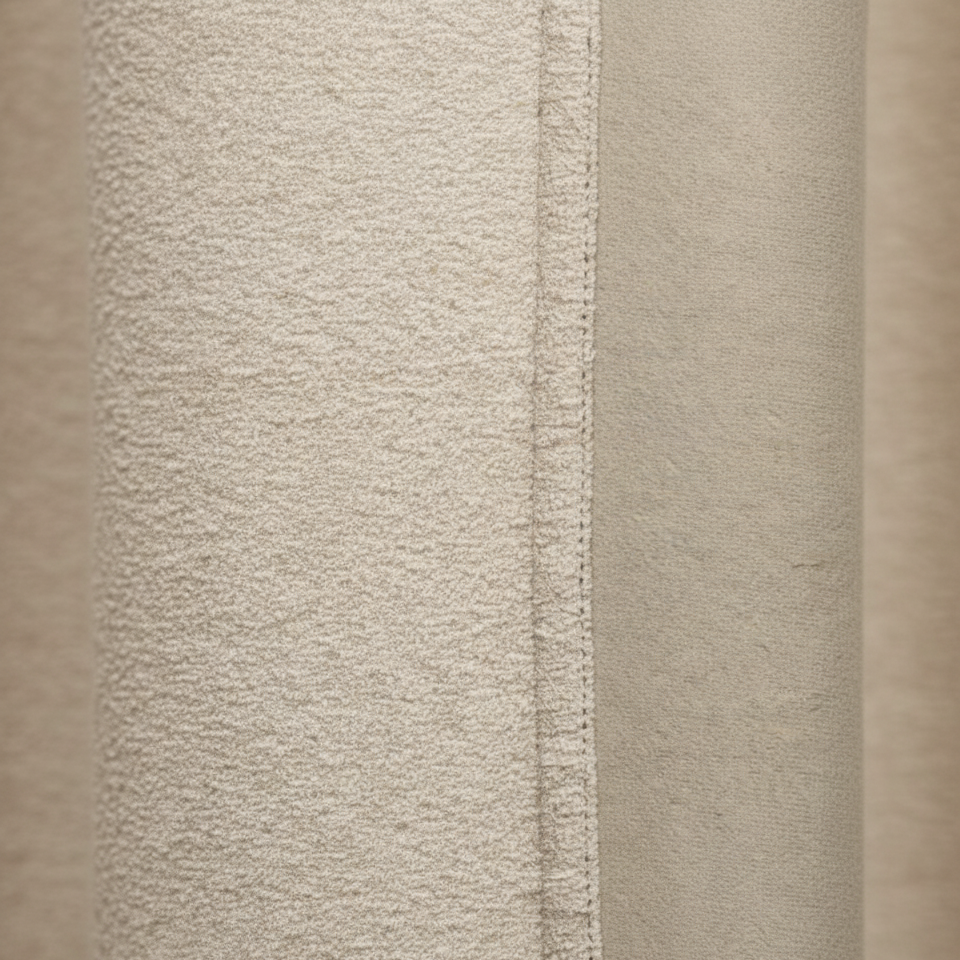 Cortina opaca aislante Soana blanca marfil — 140 × 260 cm (poliéster)