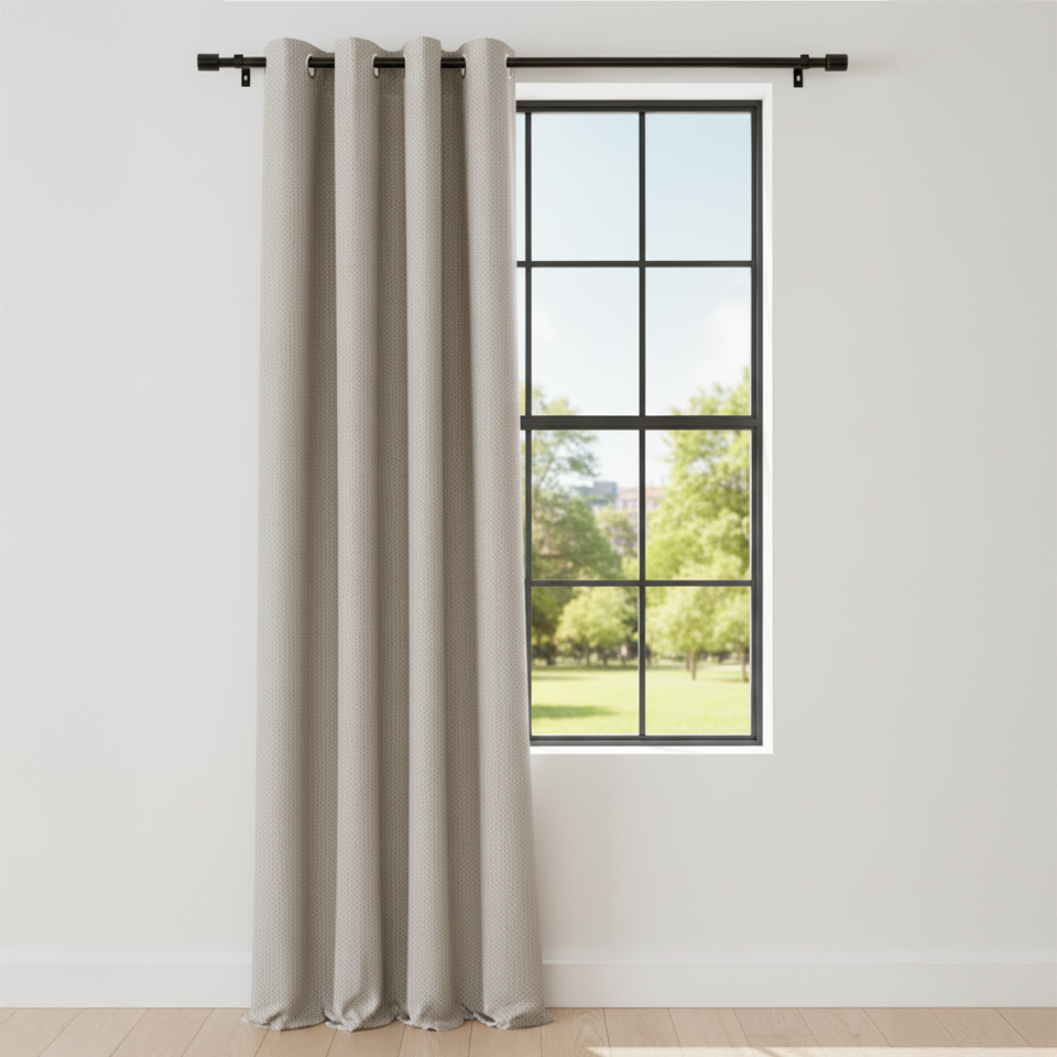 Cortina opaca efecto terciopelo Yupi lino — 135 × 260 cm (poliéster)