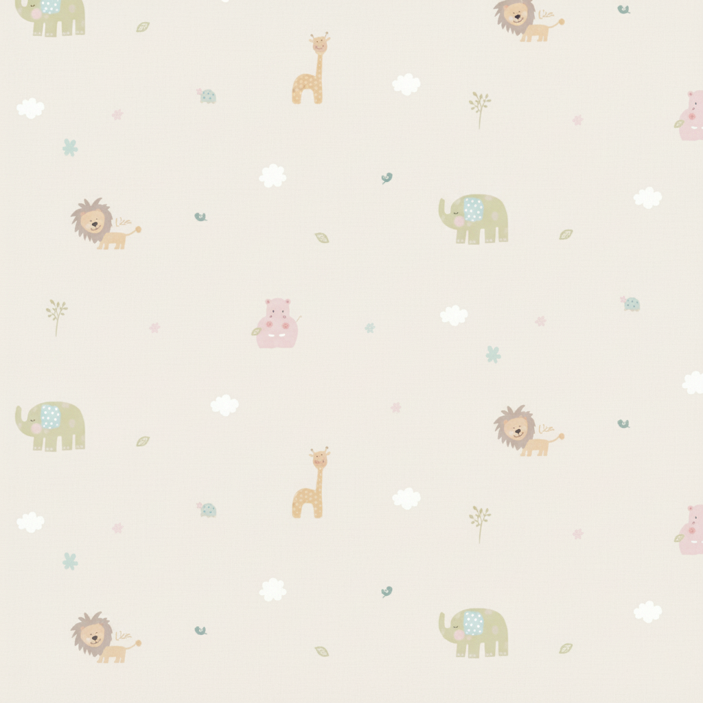 Papel pintado infantil Candy beige (ICH) — 53 cm × 10,05 m