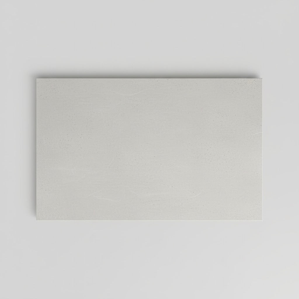 Azulejo Materia White 59 × 120 cm — porcelánico cemento mate rectificado (suelo/pared)