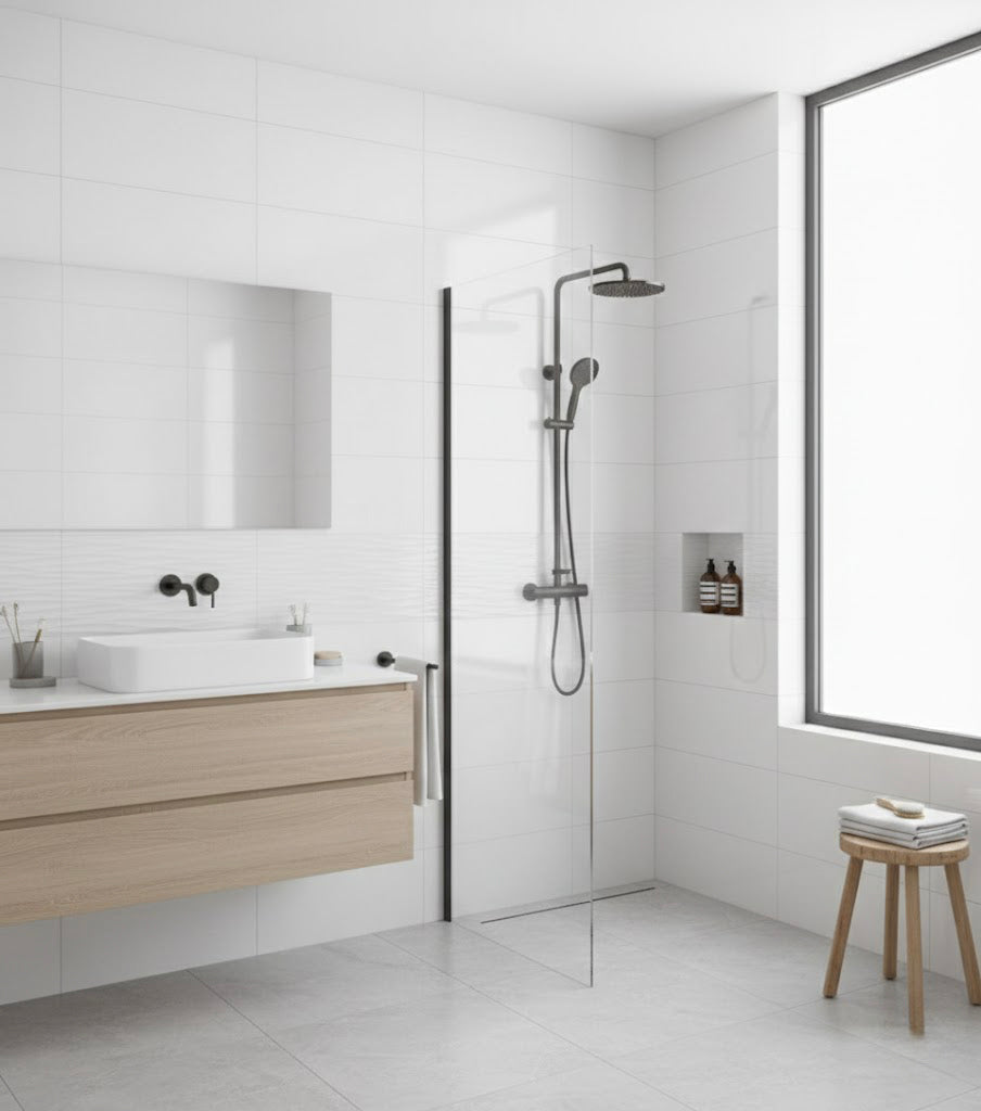 Azulejo Arctic White blanco brillo 30 × 60 cm — rectificado (pared)