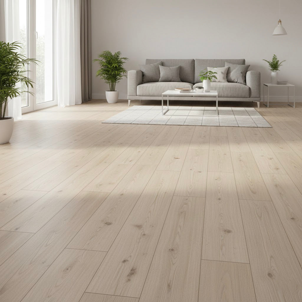 Suelo vinílico SPC clic Mérida Extrem BG235 — efecto madera natural (1,54 m²/caja)