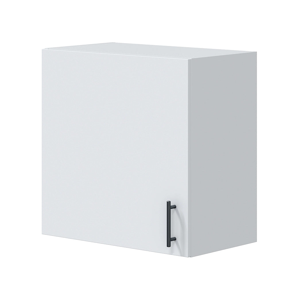 Cocina Kira — Pack 10 Módulos · Estilo Nórdico · Blanco Brillo y Roble Canadian