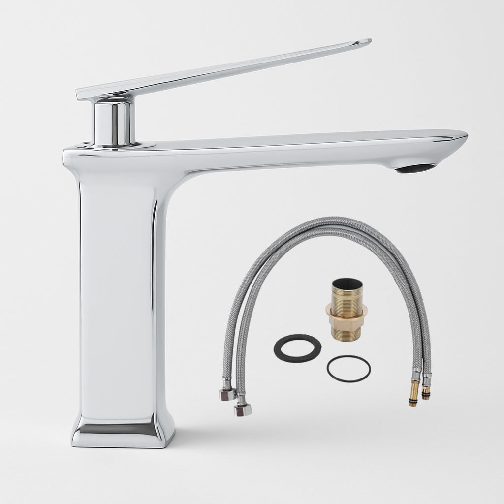 Grifo de Lavabo Decosweet® Nórdico Monomando — Conexión G1/2 (Cromado)