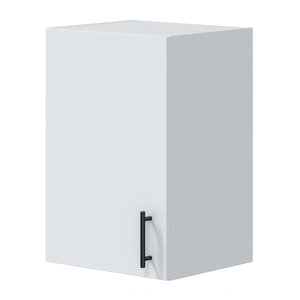 Cocina Kira — Pack 10 Módulos · Estilo Nórdico · Blanco Brillo y Roble Canadian