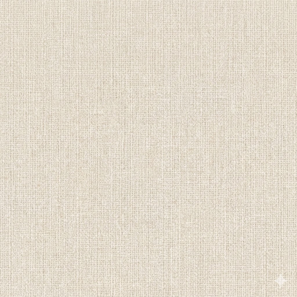 Papel pintado efecto lino beige — vinílico 10,05 × 0,53 m (no tejido)