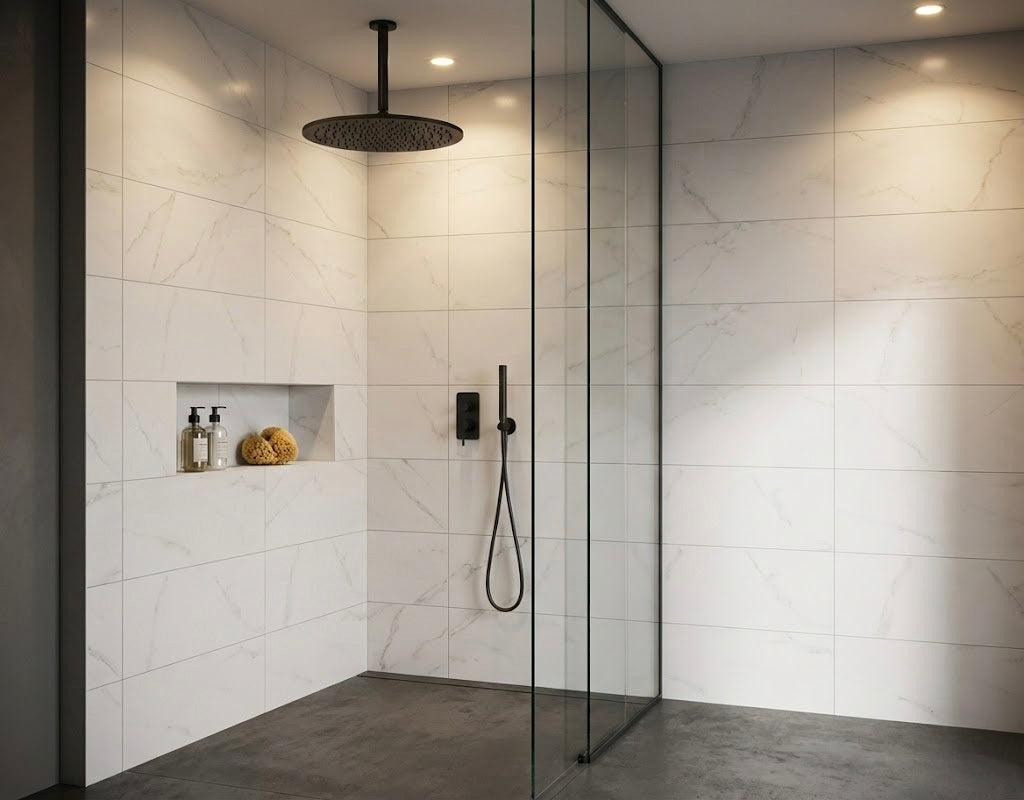 Azulejo Nova efecto mármol mate 30 × 90 cm — ARTENS (pared)