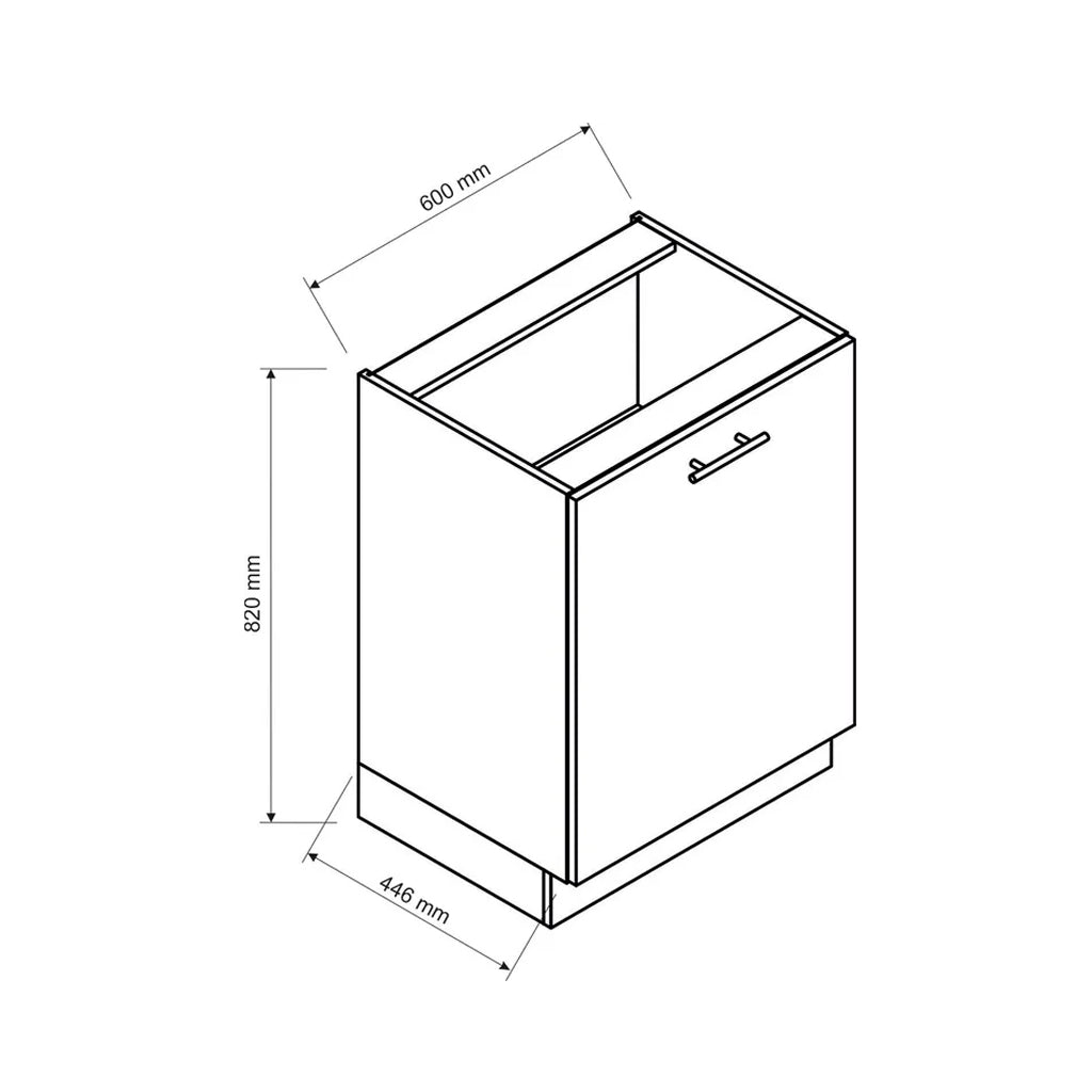 Conjunto de muebles de cocina 260 cm — Blanco Brillo (Ref. 51)